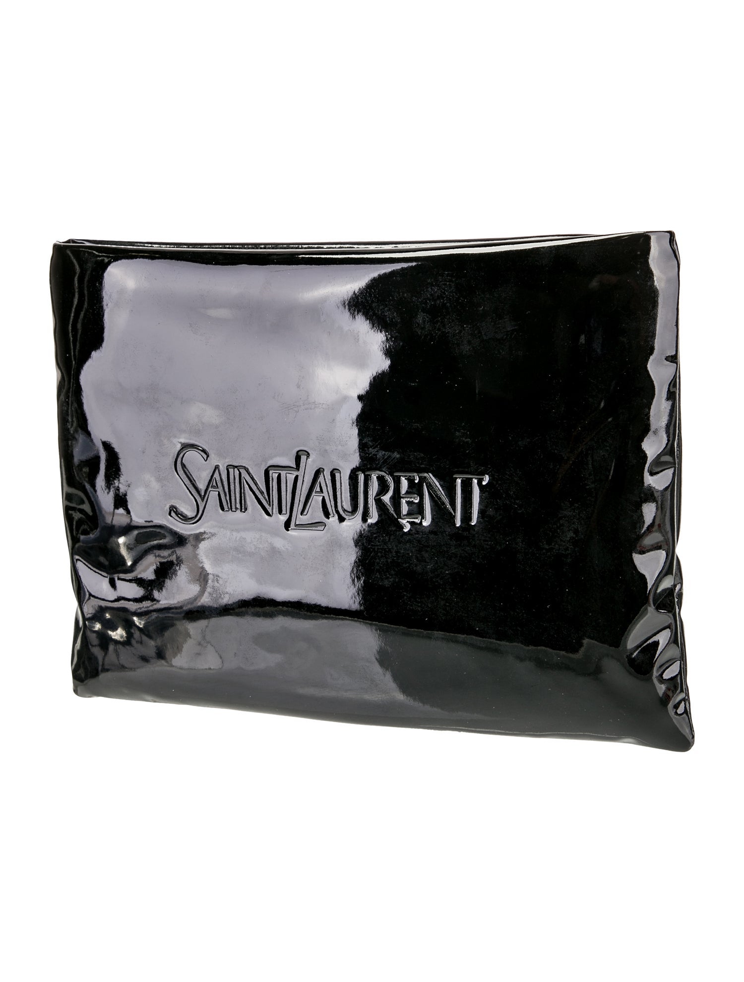 Saint Laurent Patent Leather Puffy Pouch Large 2023